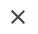 Ic�ne en forme de croix indiquant une action de fermeture