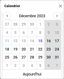 Calendrier