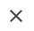 Ic�ne en forme de croix indiquant une action de fermeture